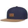 Suede 6 Panel Classic Snapback Cap by Reell navy