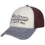Tricolour Vintage Distressed Cap by Stetson cream white