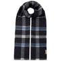 Check Cashmere Scarf by Fraas navy