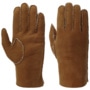 Donnel Leather Gloves by Caridei light brown