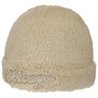 Faux Fur Bulls Beanie Hat by Mitchell & Ness cream white