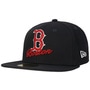 59Fifty Script Team Red Sox Cap by New Era navy