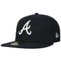 59Fifty Atlanta Braves MLB Cap by New Era navy