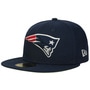 59Fifty NFL New England Patriots Cap by New Era navy