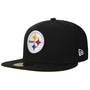 59Fifty NFL Pittsburgh Steelers Cap by New Era black