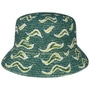 Wave Camo Bucket Hat by Kangol petrol blue