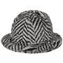 Faux Fur Stripe Casual Cloth Hat by Kangol grey