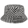 Faux Fur Herringbone Bucket Hat by Kangol grey