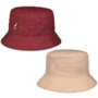 Pucker Check Bucket Reversible Hat by Kangol red