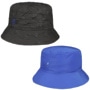 Pucker Check Bucket Reversible Hat by Kangol black