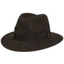 Piemonte Traveller Wool Hat by Borsalino brown