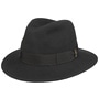 Piemonte Traveller Wool Hat by Borsalino black