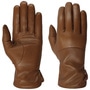 Perfo Leather Gloves by Caridei brown