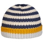 Twotone Cuff Kids Knit Beanie Hat navy