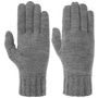 Liva Fine Knit Full-Fingered Gloves by Seeberger grey