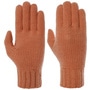 Liva Fine Knit Full-Fingered Gloves by Seeberger apricot