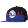 9Fifty NBA Skyline 76ers Cap by New Era black
