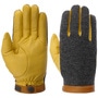 Deerskin Wool Tricot Gloves by Hestra yellow