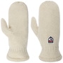 Basic Wool Mittens by Hestra cream white