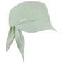 Cotton Chambray Women´s Cap by Seeberger green