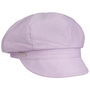 Chambray Newsboy Cap by Seeberger purple