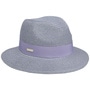 Vandia Traveller Straw Hat by Seeberger lilac