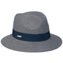 Vandia Traveller Straw Hat by Seeberger blue-navy