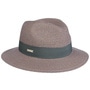 Vandia Traveller Straw Hat by Seeberger orange-mottled