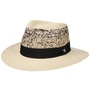 Twotone Crown Traveller Panama Hat by Lierys nature-black