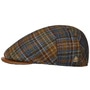 Marzio New Check Flat Cap Zechbauer by Mayser brown