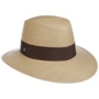 Laurena Striped Band Panama Hat by Lierys brown