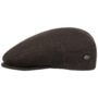 Lord Wool Twill Flat Cap by Bailey 1922 dark brown