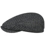 Brayton Harris Tweed Driver Flat Cap by Stetson grey-blue