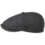 Hatteras Brayton Flat Cap by Stetson grey-blue