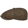 Hatteras Brayton Flat Cap by Stetson beige-brown