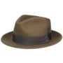 Burdock Fedora Wool Hat by Stetson brown