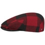 Check Driver Flat Cap by Lierys black-red
