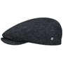 Dunlap Wool Driver Flat Cap by Lierys navy