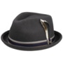 Valcourt Player Wool Hat by Stetson dark grey