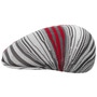 Digital Stripes 507 Flat Cap by Kangol grey-red