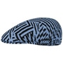 Virtual Grid 507 Flat Cap by Kangol black-blue