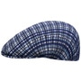Prep Plaid Flat Cap by Kangol blue