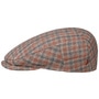 Hellerson Merino Silk Flat Cap by Alfonso D’Este grey-red