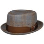 Milavo Pork Pie Cloth Hat by Alfonso D’Este denim