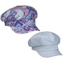 Camilla Paisley Newsboy Cap by Mayser blue