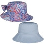 New Malu Paisley Reversible Hat by Mayser blue