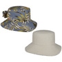 Malu Leaves Reversible Bucket Hat by Mayser blue