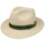 Albenga Green Stripes Panama Hat by Mayser nature-green