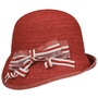 Raffiella Cloche Hat by bedacht red