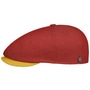 Lesley Twotone Flat Cap by Lierys red